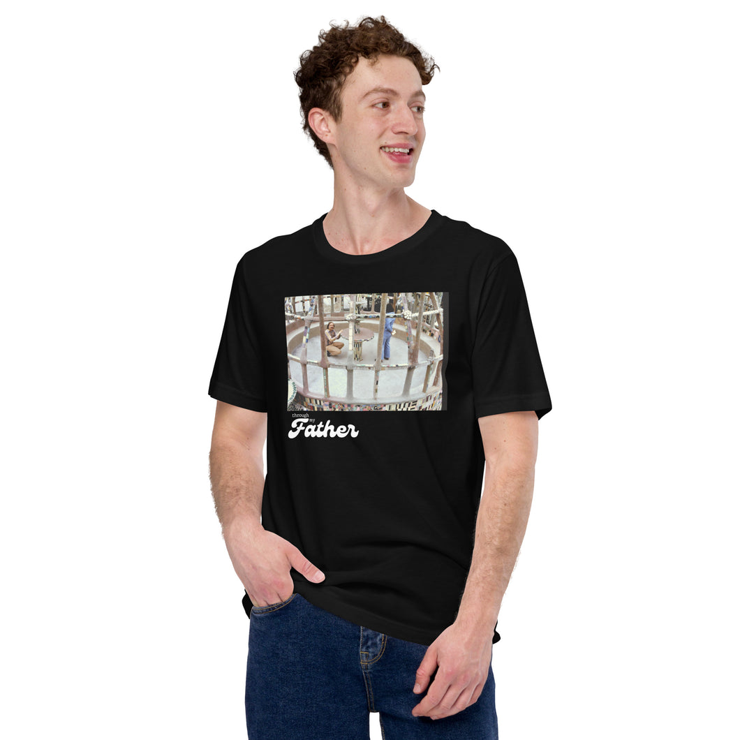 Exploring Watts Towers Unisex t-shirt